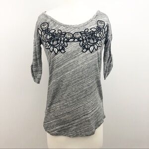 J. Crew Embroidered Floral Shirt Size XS‎